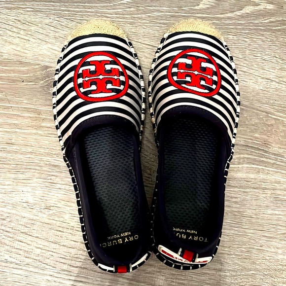 Tory Burch Espadrilles with Red Logo - Picture 1 of 9